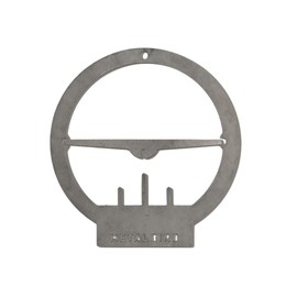 METALBIRD - Hanging Bird Feeder - Outdoor Tree Ornaments in Corten Steel - Metal Art Proudly Made in America