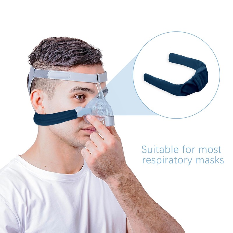CPAP Strap Covers for Neck, Soft Satin Headgear Pad for
