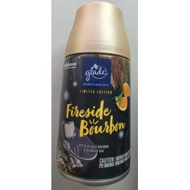Glade 6 Glade Automatic Spray Refills ,Fireside Aged Bourbon, Limited Edition Oak Oil