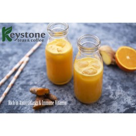 Turmeric Blast– Herbal tea 2 Oz (25 Cups) Natural Ingredients: Turmeric Black Pepper, Ginger and Himalayan salt –Keystone Teas & Coffee