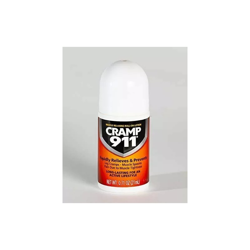 Cramp 911 Muscle Relaxing Roll-On Lotion 0.71 oz (21 ml),