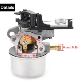 ZAMDOE 593599 591137 Carburettor Replacement for Briggs & Stratton 595390 594287 591597 593380 590948 796608, for Troy Bilt 7.75 HP 8.75 HP 2700-3000 00PSI Pressure washer