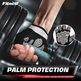 Fitself Fitness Handschuhe Damen Herren Atmungsaktive Gewichtheben Trainingshandschuhe für Sport Gym Krafttraining Bodybuilding Workout Radfahren