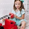 10 Fire Brigade Children's Tattoos for Sticking, Skin-friendly Children's Tattoos