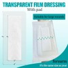 Apósito transparente con almohadilla, impermeable, para el cuidado posterior de