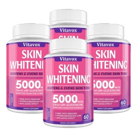 4pc(8 Frascos)-cápsulas De Glutatión-antioxidante+iluminador