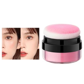 Lynlyulinger Teak Natural Cushion Funde Air Cushion for Cheeks Blusher Bright Face Cheek High Pigment Teak Makeup Tool Makeup Cosmetic 50g 4 Colors (Pink)