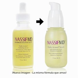 NASSIF MD Suero Hidratante Nassifmd Hydro-Screen Con Ácido Hialurónico Y Ceramidas: Fórmula Ligera de Rápida Absorción para Una Piel Suave, Tersa E Hi