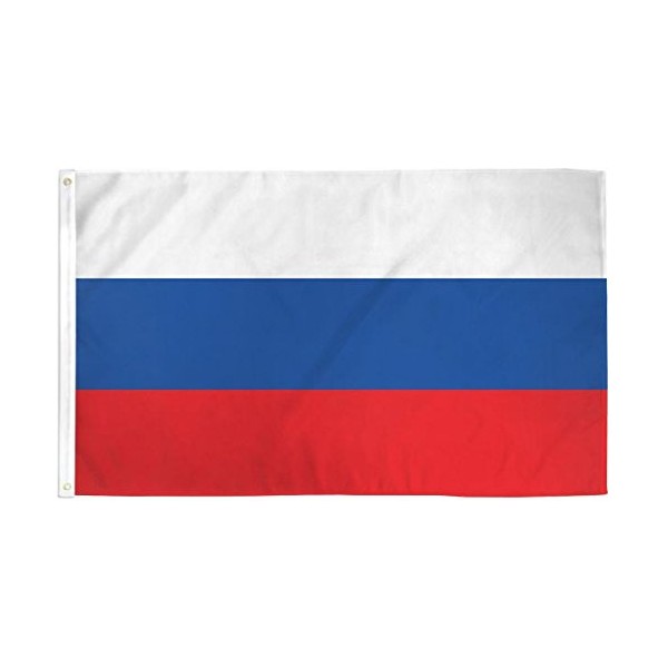 MWS 3x5 Russia Polyester Flag 3'x5 Super Polyester Nylon Fade