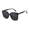 EFE Sunglasses for Men Women Polarised Black Oversized Sunglasses for
