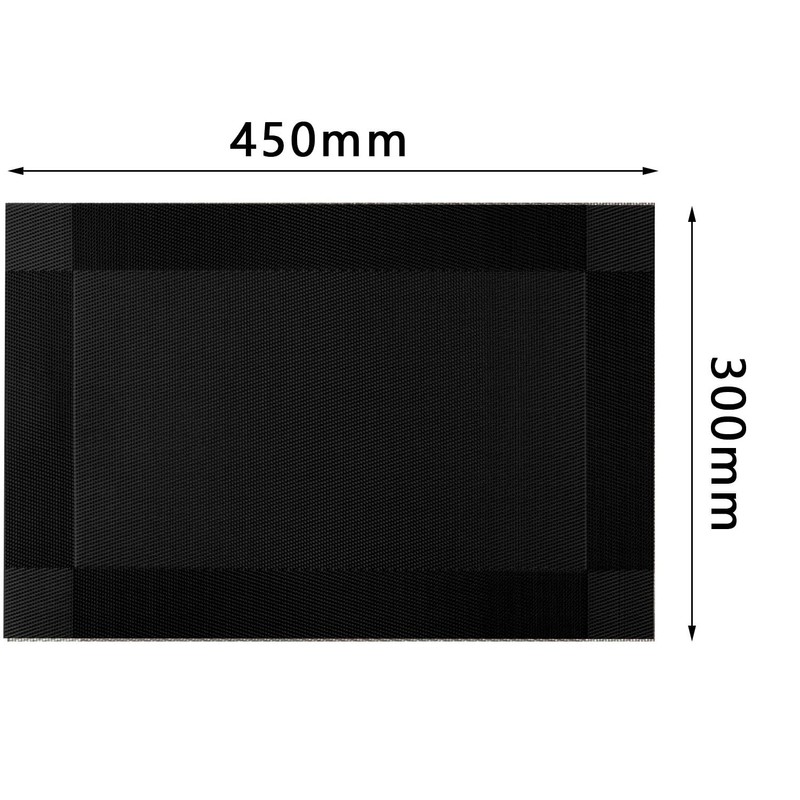 Lumaca Washable Placemats, Set of 6 Placemats Made of 70%