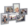 Malden International Designs 4x6 3.5x5 6-Opening Dimensional Gray Collage with