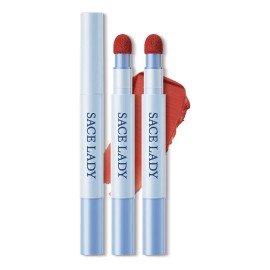 SACE LADY Labiales Air Cushion Mate Larga Super Stay Tint 1.7gdura 12HColor 04 CORAL NUBLADO Multiuso Labios y MejillasSuave No Transferencias        