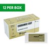 Oasis Chromic Gut Surgical Suture, 2-0, (SH) 1/2 26mm Round