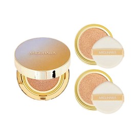 Miguhara All Day Whitening Ampoule Cushion No. 21 (Main Product 15g + Refill 15g x2) / 미구하라 올데이 화이트닝 앰플쿠션 21호 본품 15g + 리필 15g x2