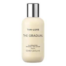 Tan-Luxe The Gradual Illuminating Gradual Tan Lotion, Hydrating Oil-Lotion Hybrid Self Tanner, For Daily Use, Buildable, Natural Glow, Vegan, Cruelty-Free, Streak-Free, 3.38 fl. oz/100 ml Bottle