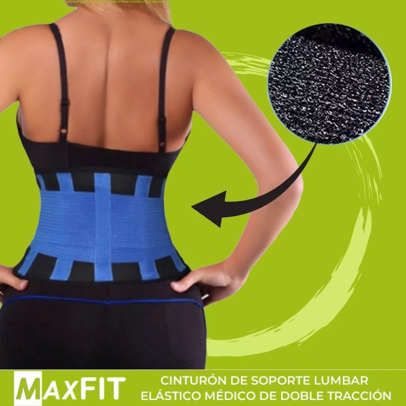 Maxfit Faja Reductora Y Moldeadora Para Gimnasia Maxfit Hz-rb002