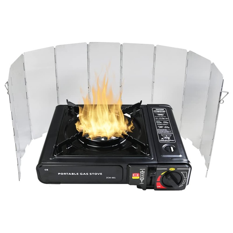 Ram® Camp Camping Windshield Stove Aluminium Camping Windshield Compact Folding