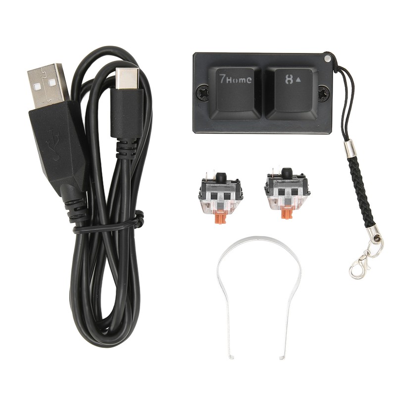 Two Key Keyboard USB Wired OSU Hot Swappable RGB Backlit