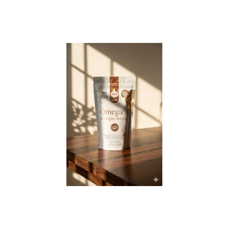 Suplemento Omega 3 Salmón Noruego, 180 Cápsulas 1000mg