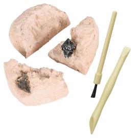 ArtCreativity 2 inch Meteorite Dig Kit, Meteorite Excavation Set with 2 Digging Tools, Fun Science Activity Toy, Educational Gift for Boys and Girls, Teaches Motor Skills and Focus