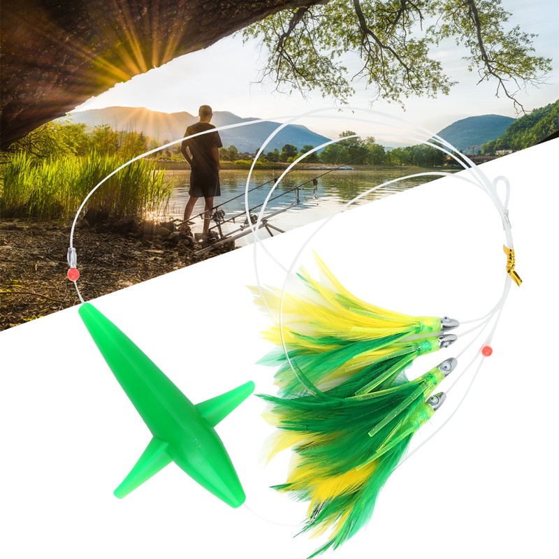 Schwertfisch Feather Tuna Artificial Fishing Lure Tease Accessories for Large