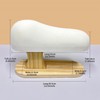 DE-LIANG Sleeve Ironing Board Small, Tailor's Cotton Padded Board with