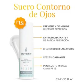 Kit Envera para Cuidado de Piel: Protector Solar SPF 50, Suero Nutritivo y Contorno de Ojos