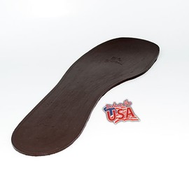 BML Full Foot Lifts (3mm Large, Brown [soft])