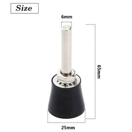 Bestgle 2pcs 1" Diameter Roll Disc Pad Holder Quick Change Die Grinder Roll Lock Sanding Discs Pad Holder 1/4" Shank Drill Sander Attachment