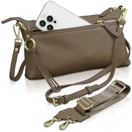 Encore Shoulder Bag, Fits Long Wallets, Smartphone Shoulder, Genuine Leather, High Visibility, 2 Types of Belts, Horizontal, Women's, Smaller, Diagonal, Mini Shoulder, Wallet, Smartphone Pochette,