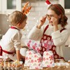 JarThenaAMCS 150Pcs Christmas Cellophane Treat Bags Xmas Snowflake Candy Cookie