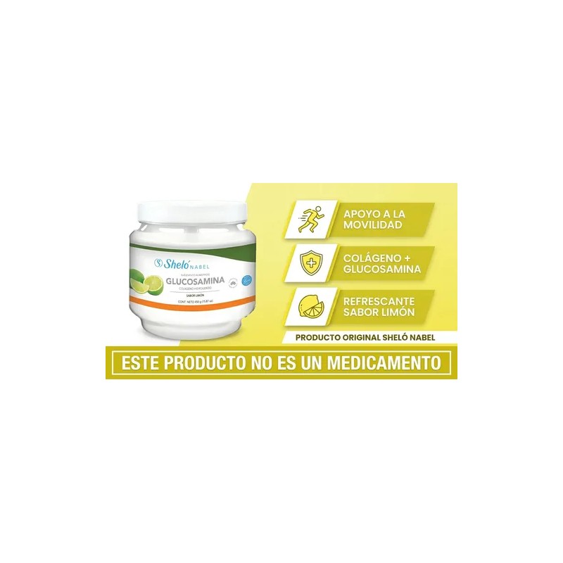 Glucosamina Con Colágeno Hidrolizado De 450gr Sheló Nabel