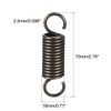 sourcing map Extended Tension Spring Wire Diameter 0.098", OD 0.71",