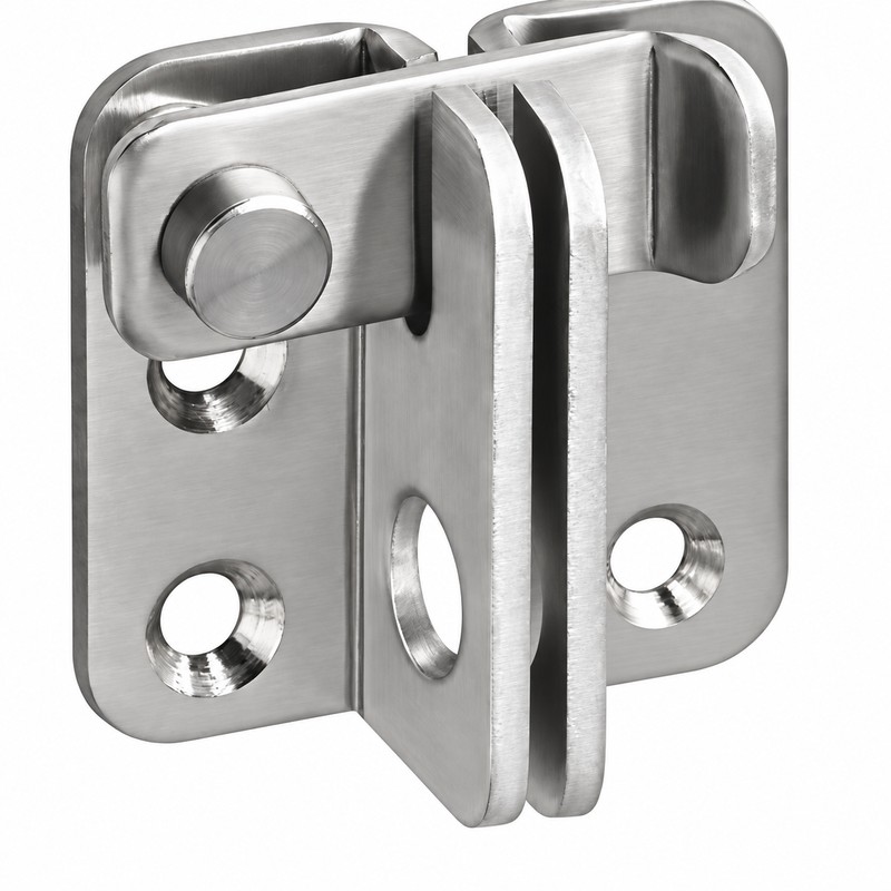 Stainless Steel Right-Open Door Lock Latch – Lockable Security Bolt