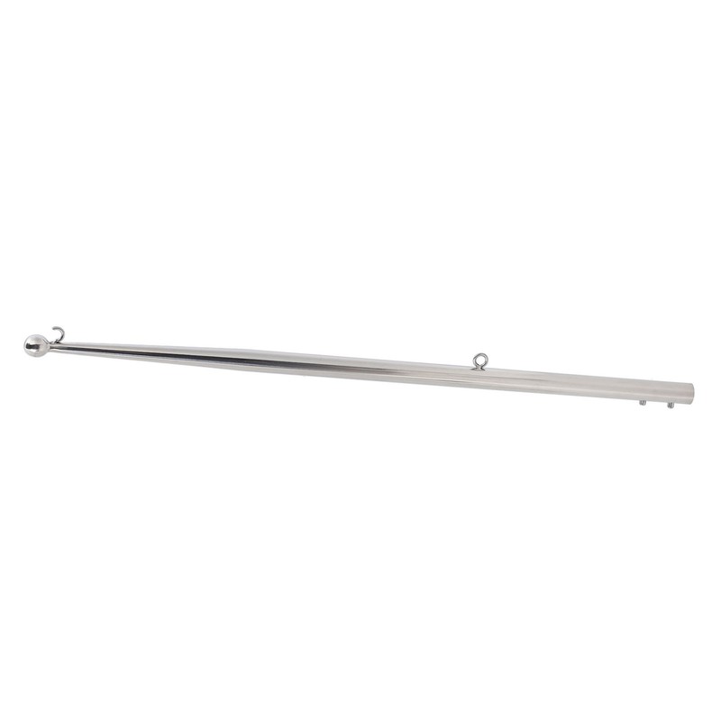Boat Flag Pole 610mm Length Stable 316 Stainless Steel Rail