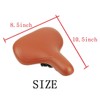 Bigsized Comfort Bike Seat - Most Comfortable Replacement Bicycle Saddle