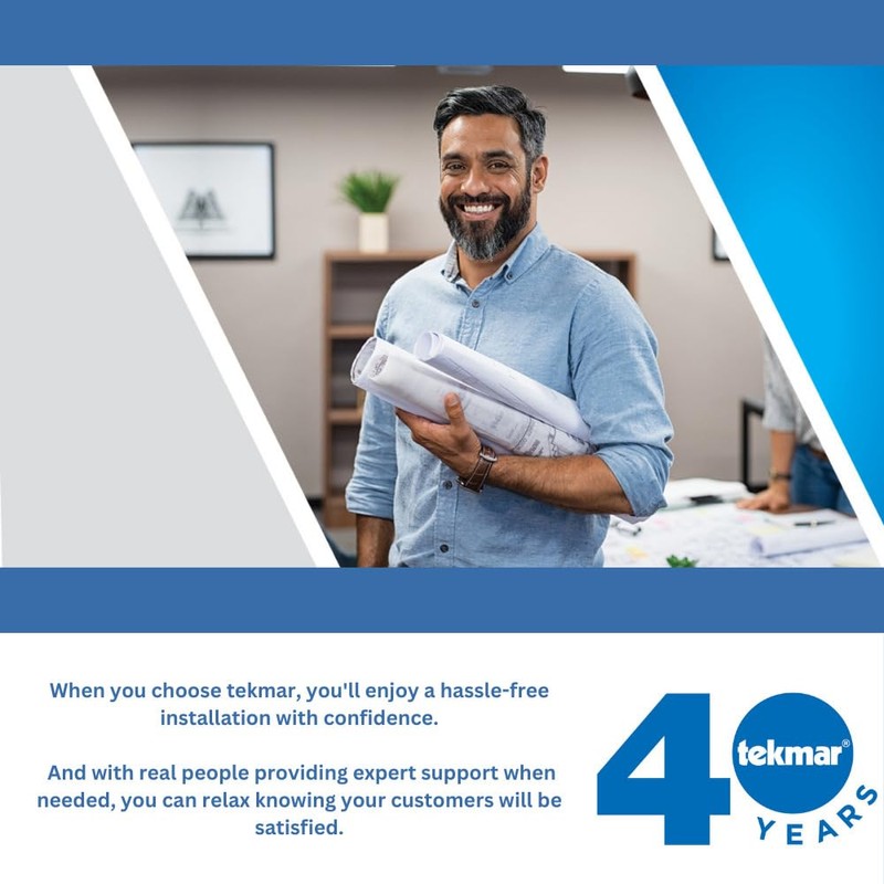 tekmar Indoor Sensor 084 | Mounts Flush or Nearly Flush