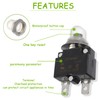 EPLZON 3A Manual Reset Push Button Circuit Breaker 125/250V AC