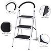 Giantex 3 Step Ladder Folding Step Stool Platform Home Kitchen