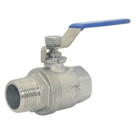 DAN SPEED 1 Inch Male x Female NPT Ball Valve S304 Stainless Steel,Full Port Heavy Duty for Water, Oil, and Gas,1000WOG (1 inch)
