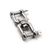 Flomore M5 Swivel Double Shackle 304 Stainless Steel Boat Anchor