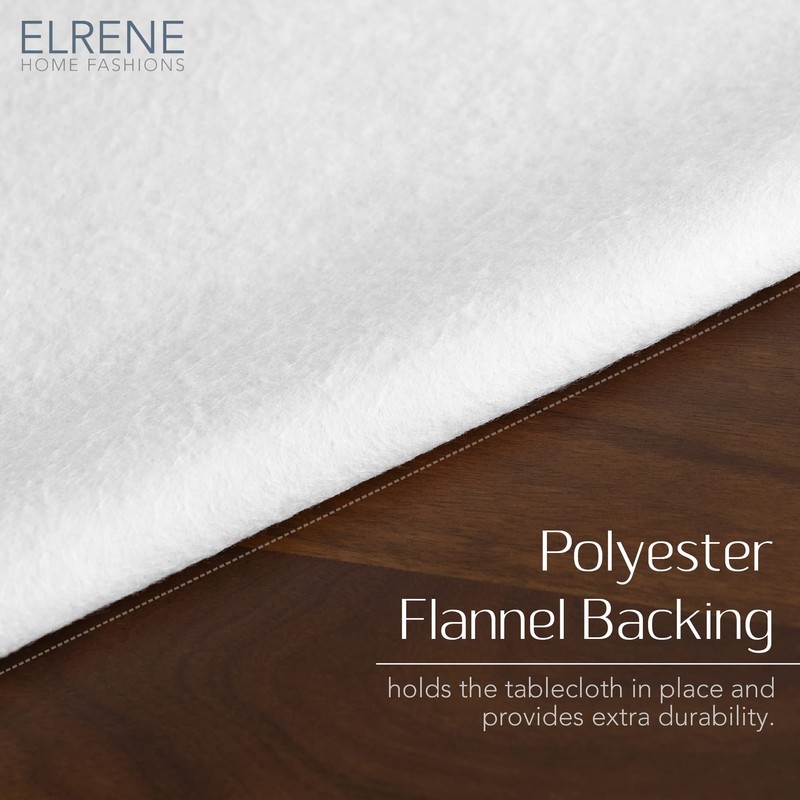 Elrene Home Fashions Savannah Boho Paisley Water- and Stain-Resistant Vinyl