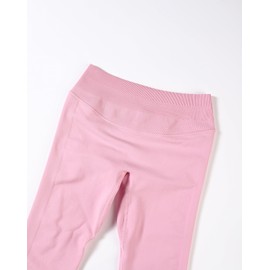 AUROLA Influence Workout Leggings for Women, Seamless Compression Tummy Control Leggings Mid Rise Yoga Pants,Sweet Pink,M