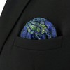 S&W SHLAX&WING Men's Necktie Set, Pocket Square Necktie, 57.9 inches