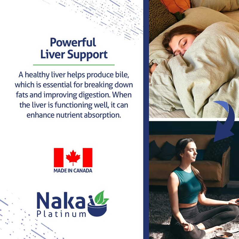 NAKA Naka Platinum Pro Liver, Detoxification + Rejuvenation Formula, Made