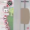 KOTARBAU Balcony Door Catch Practical Plastic Safe Smoking Terraces Door