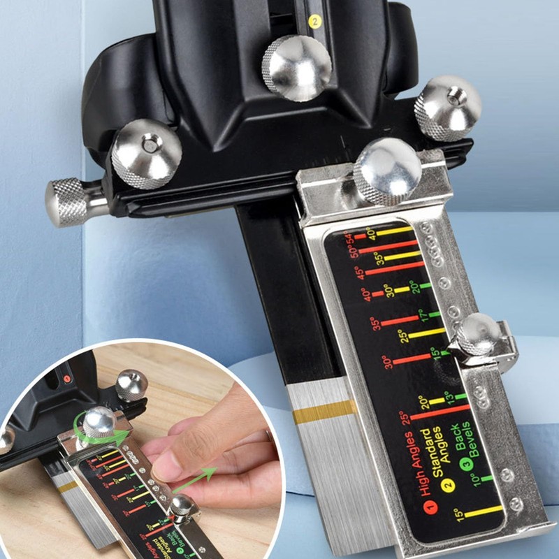 Honing Guide Tool, Adjustable Angle Honing Guide System with Scale