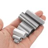sourcing map M5x0.8mm Round Coupling Nuts, 20 Pcs 304 Stainless