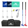 SUN NINJA Beach Golf Set for Low Tide Play, Portable